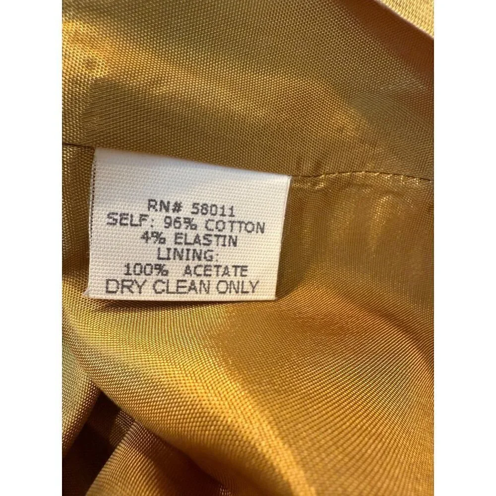 David Meister V-Neck Sleeveless Sheath Botanical Dress Womens Size 10 EUC